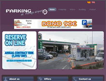 Tablet Screenshot of lowcostparkingmalaga.com